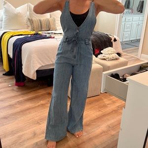 Jean jumpsuit- free people denim